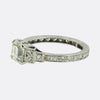 Art Deco Style 0.73 Carat Asscher Cut Diamond Engagement Ring Size K (50)