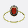 Antique Ruby and Diamond Cluster Ring
