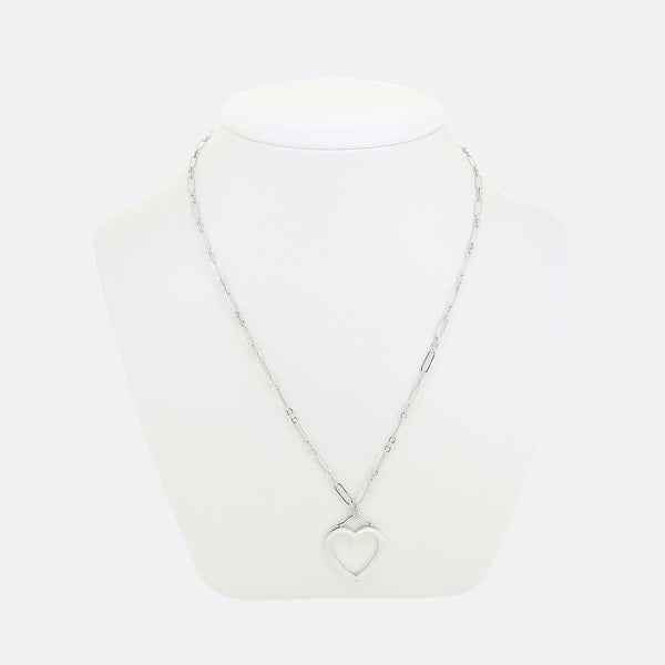 Tiffany & Co. Sentimental Heart Pendant Necklace