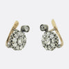 Antique Diamond Cluster Earrings