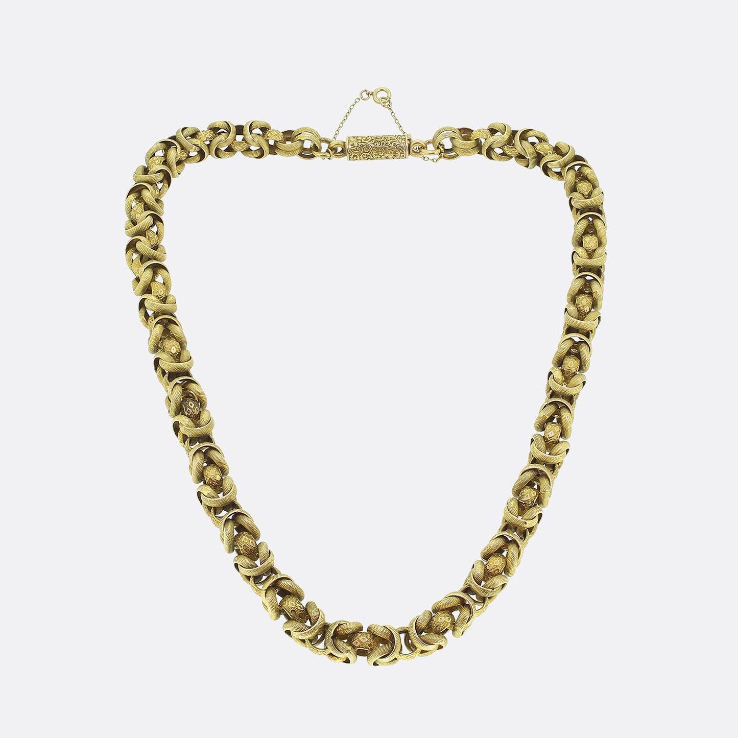 Vintage Fancy Link Gold Chain