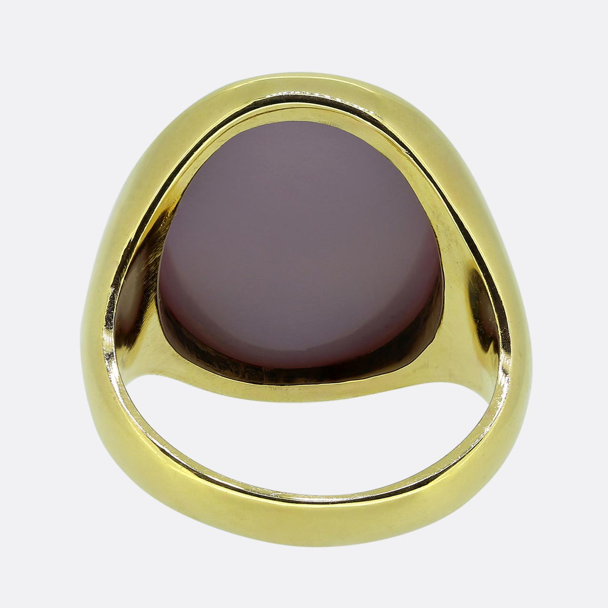 Vintage Oval Carnelian Signet Ring