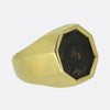 Vesco Vintage Constantine Bronze Coin Signet Ring