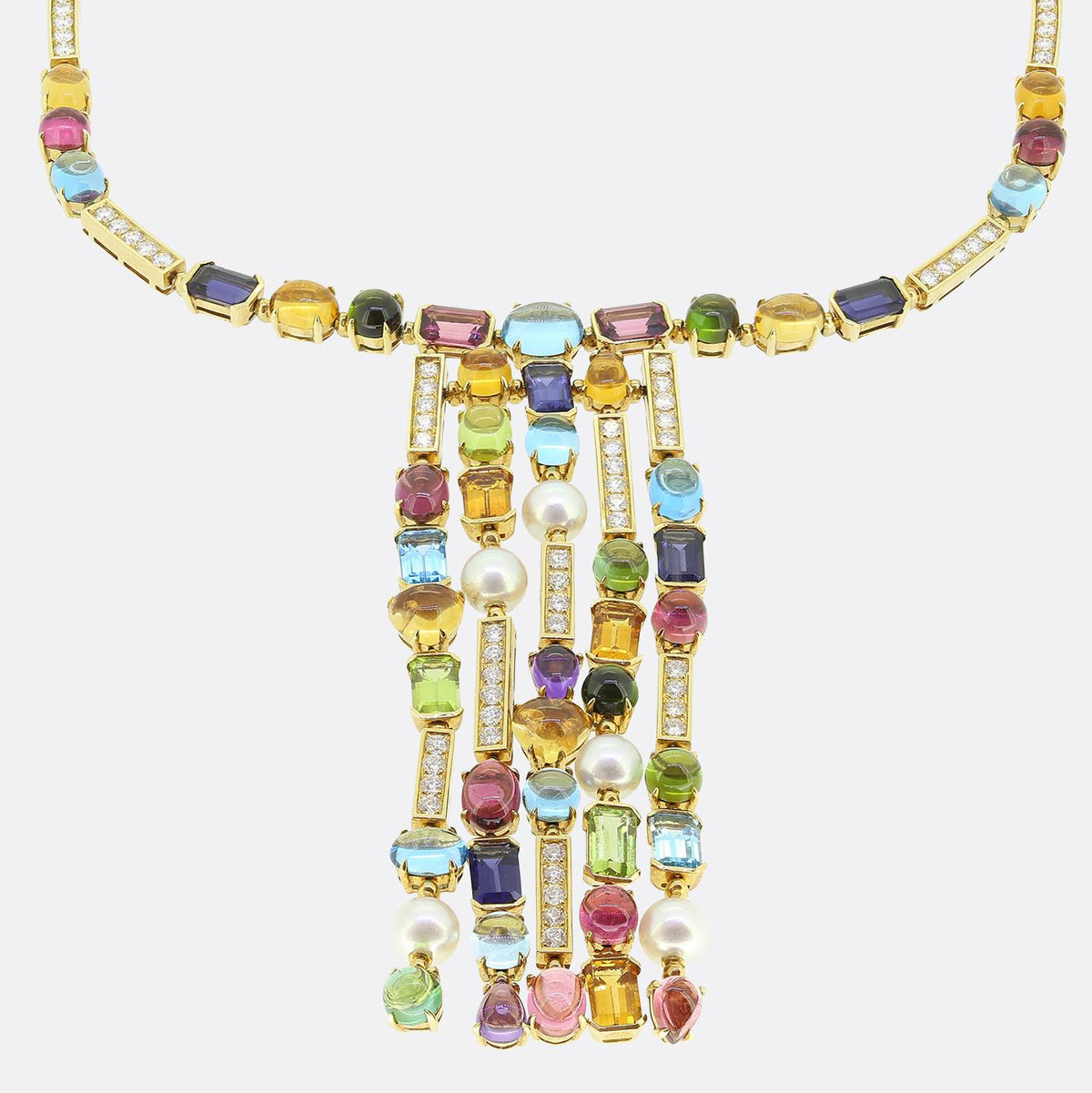 Bvlgari Allegra Multi-Gemstone Necklace