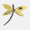 Giorgio Visconti Diamond and Yellow Sapphire Dragonfly Brooch
