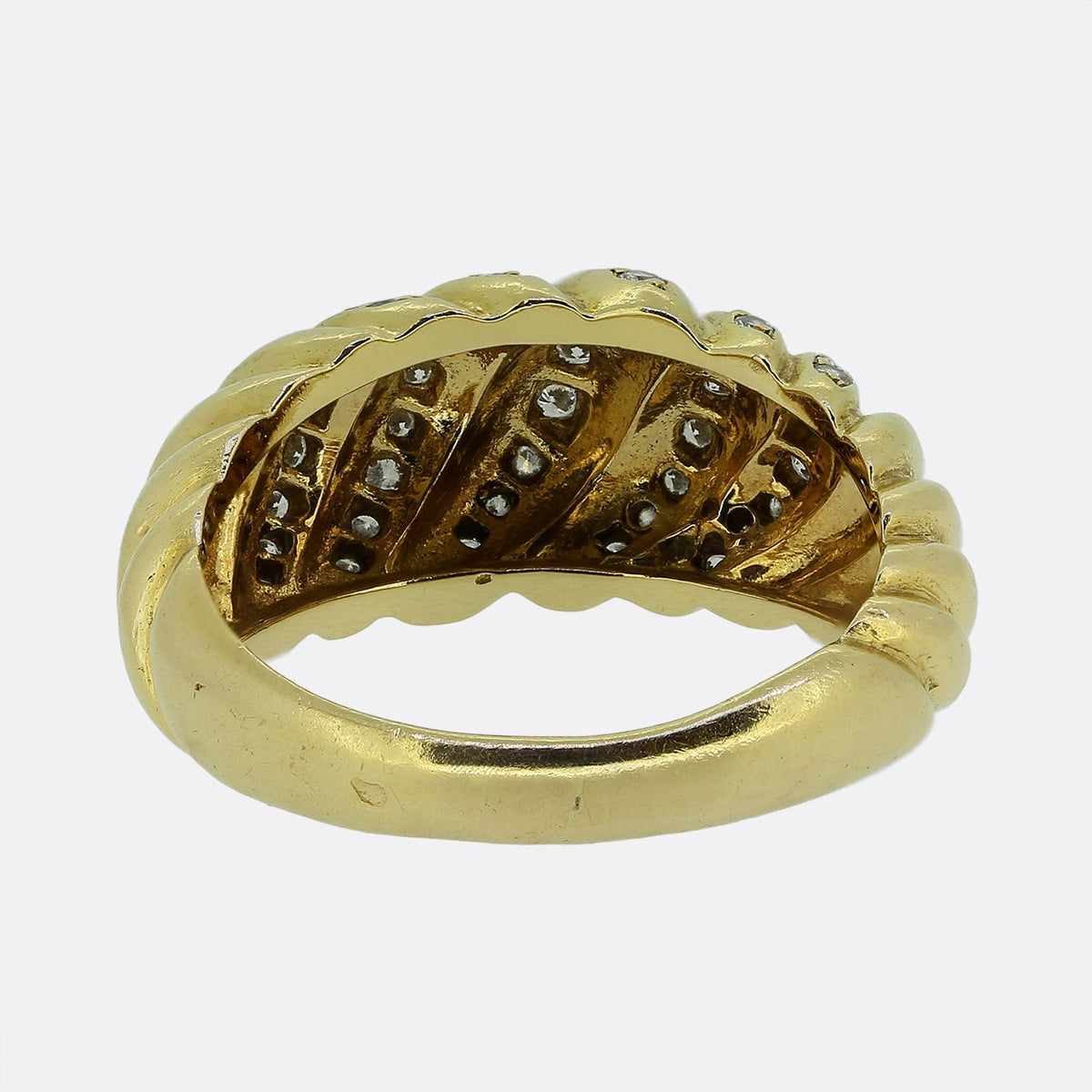 Cartier Diamond Croissant Ring
