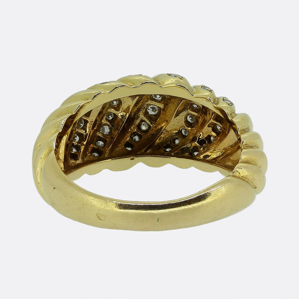 Cartier Diamond Croissant Ring