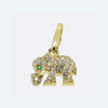 Cartier Pave Diamond Elephant Charm Pendant