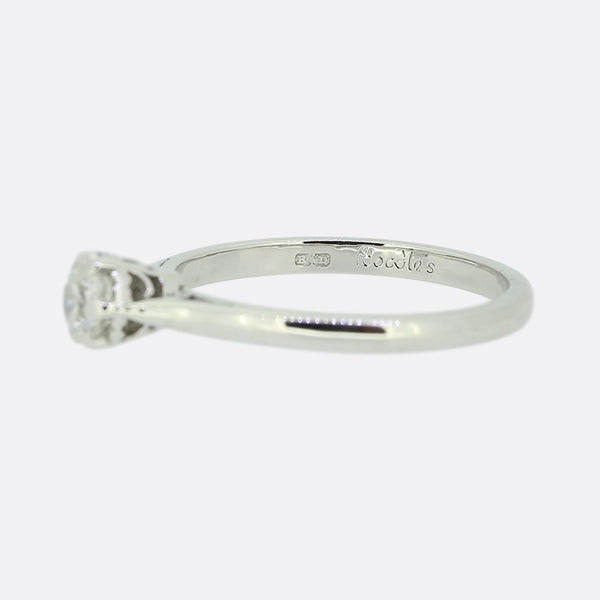 Boodles 0.41 Carat Diamond Solitaire Engagement Ring