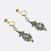 Victorian Diamond Drop Earring