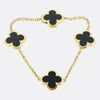 Van Cleef & Arpels Pure Alhambra Onyx Bracelet
