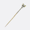 Antique Trillion Cut Diamond Stick Pin