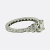 Art Deco Style 0.73 Carat Asscher Cut Diamond Engagement Ring Size K (50)