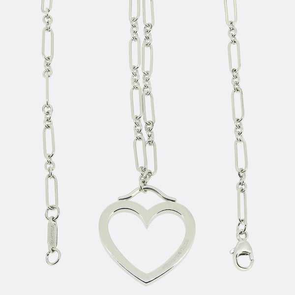 Tiffany & Co. Sentimental Heart Pendant Necklace