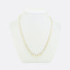 Antique Natural Pearl Necklace and Rose Cut Diamond Clasp
