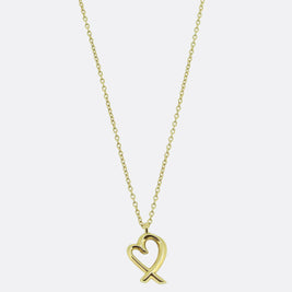 Tiffany & Co. Paloma Picasso Open Heart Pendant Necklace