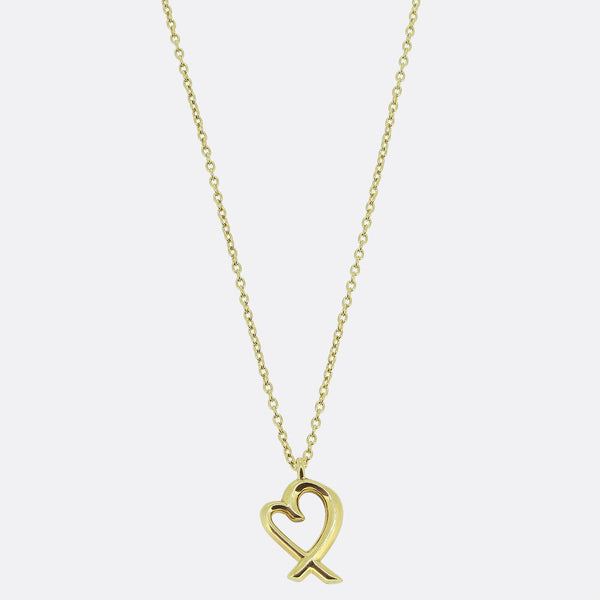 Tiffany & Co. Paloma Picasso Open Heart Pendant Necklace