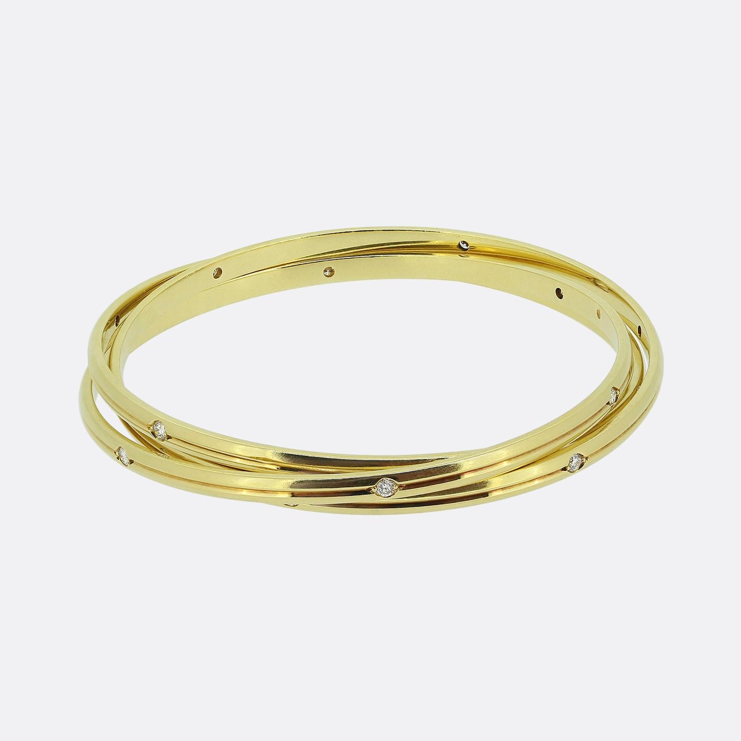 Cartier Vintage Constellation Trinity Diamond Bangle