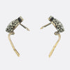 Antique Diamond Cluster Earrings