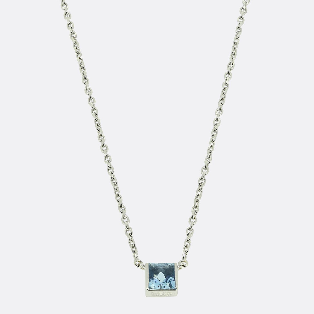 Cartier Tank Aquamarine Necklace