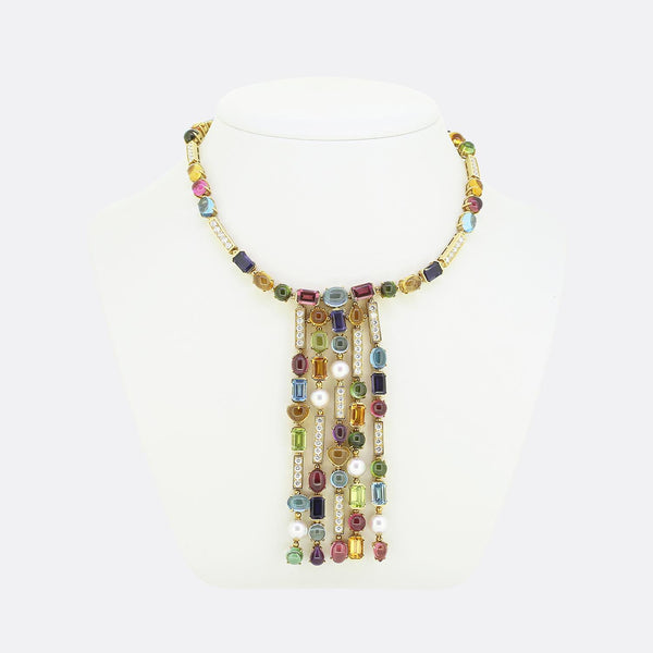 Bvlgari Allegra Multi-Gemstone Necklace