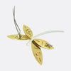 Giorgio Visconti Diamond and Yellow Sapphire Dragonfly Brooch