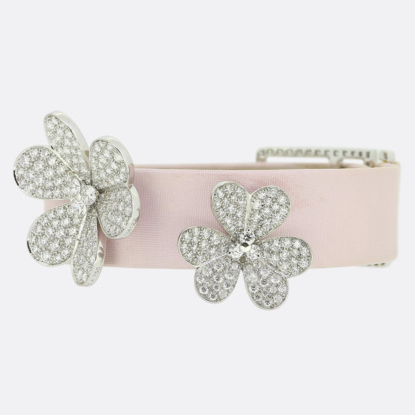 Van Cleef & Arpels Frivole Diamond Flower Bracelet