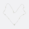 0.93 Carat Heart Shaped Diamond Necklace