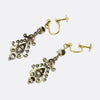 Victorian Diamond Drop Earring