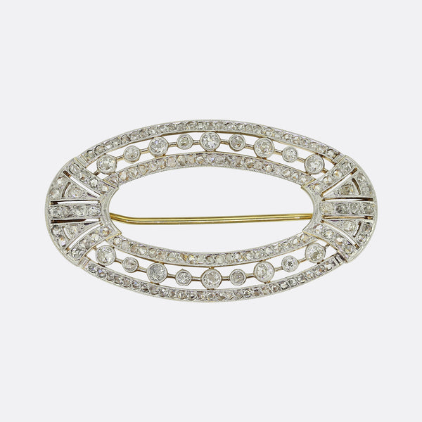 Edwardian Diamond Brooch