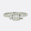 Vintage 1.10 Carat Diamond Three-Stone Ring