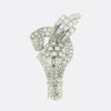 Art Deco Diamond Spray Brooch