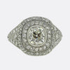 Art Deco 1.30 Carat Diamond Cluster Ring