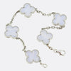Van Cleef & Arpels Vintage Alhambra Five Motif Chalcedony Bracelet