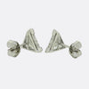 Vintage Triangular Diamond Stud Earrings