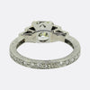 Art Deco Style 0.73 Carat Asscher Cut Diamond Engagement Ring Size K (50)