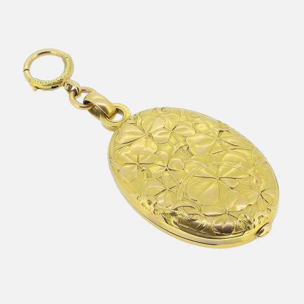 Antique Flip Mirror Pendant