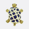 Tiffany & Co. Ruby and Enamel Tortoise Brooch