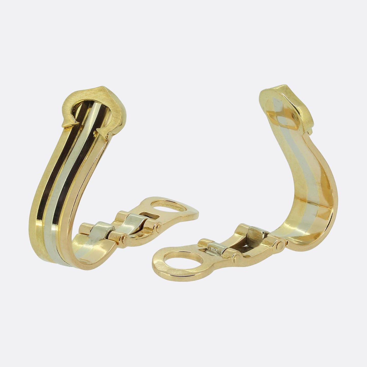 Cartier Double C Vintage Clip On Earrings