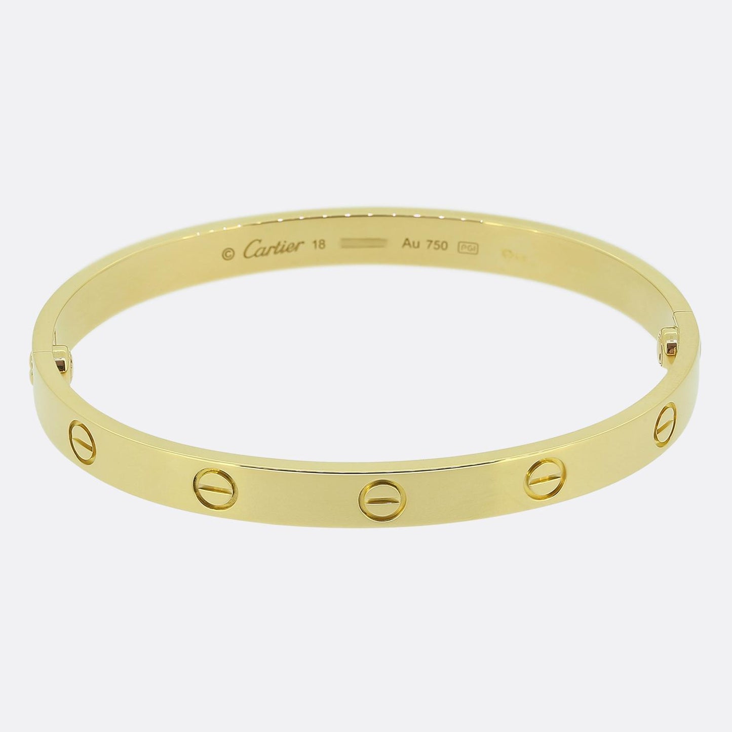 Cartier Classic Model Love Bangle Size 18