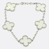 Van Cleef & Arpels Vintage Alhambra Five Motif Mother of Pearl Bracelet