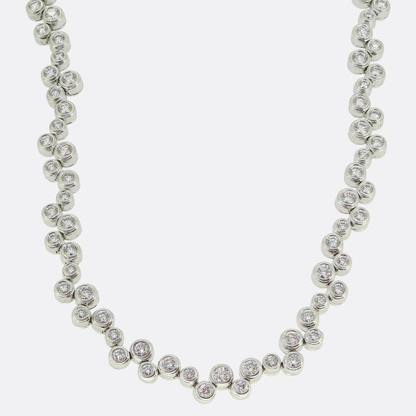 Tiffany & Co. 10.00 Carat Diamond Bubble Necklace