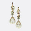 Antique 5.32 Carat Diamond Drop Earrings