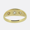 Antique 1.22 Carat Diamond Three-Stone Ring