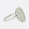 Art Deco Dutch Diamond Tablet Ring