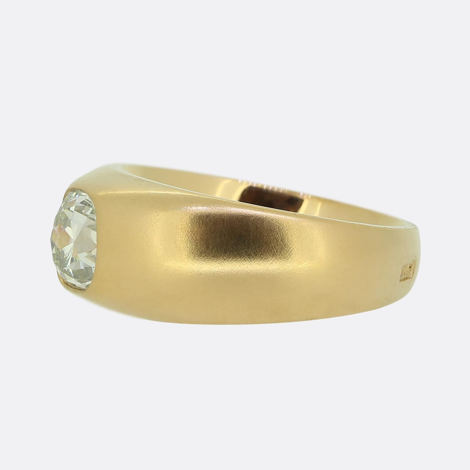 Antique 1.40 Carat Old Cushion Cut Diamond Ring The Vintage Jeweller