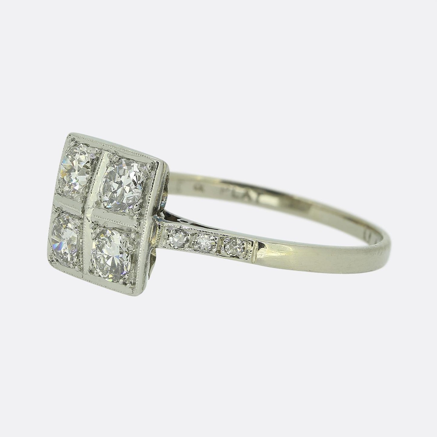 Art Deco Old Cut Diamond Ring