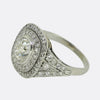 Art Deco 1.30 Carat Diamond Cluster Ring