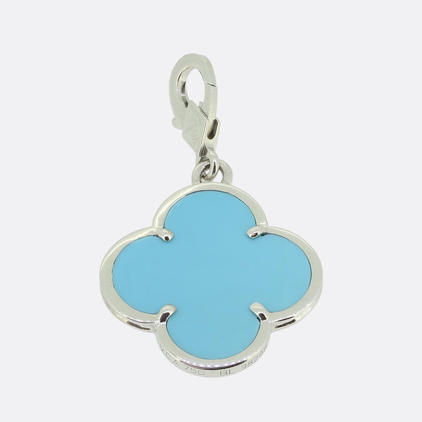 Van Cleef & Arpels Magic Alhambra Turquoise Pendant