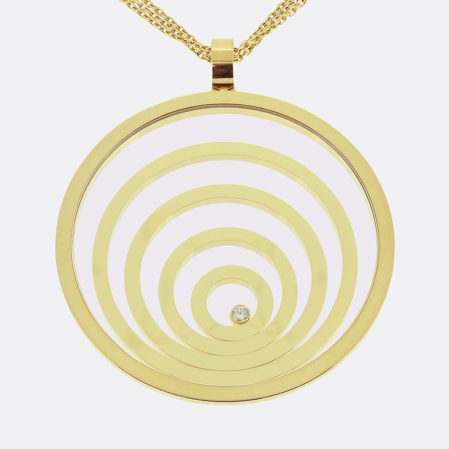 Chopard Happy Spirit Diamond Large Pendant Necklace